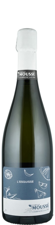 Champagne Blanc de Noirs extra brut L&#039;Esquisse   - Moussé Fils