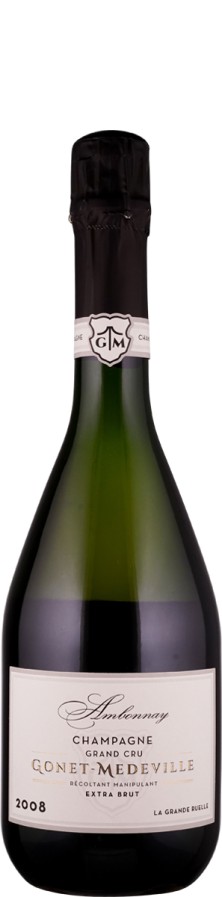 Champagne Millesime Grand Cru Blanc de Noirs extra brut - La Grande Ruelle, Ambonnay 2008  - Gonet-Médeville