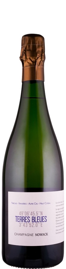 Champagne brut nature Les Terres Bleues 2020  - Domaine Nowack