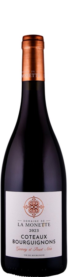 Coteaux Bourguignons Gamay et Pinot Noir 2023 Biowein - FR-BIO-01 - Domaine de la Monette